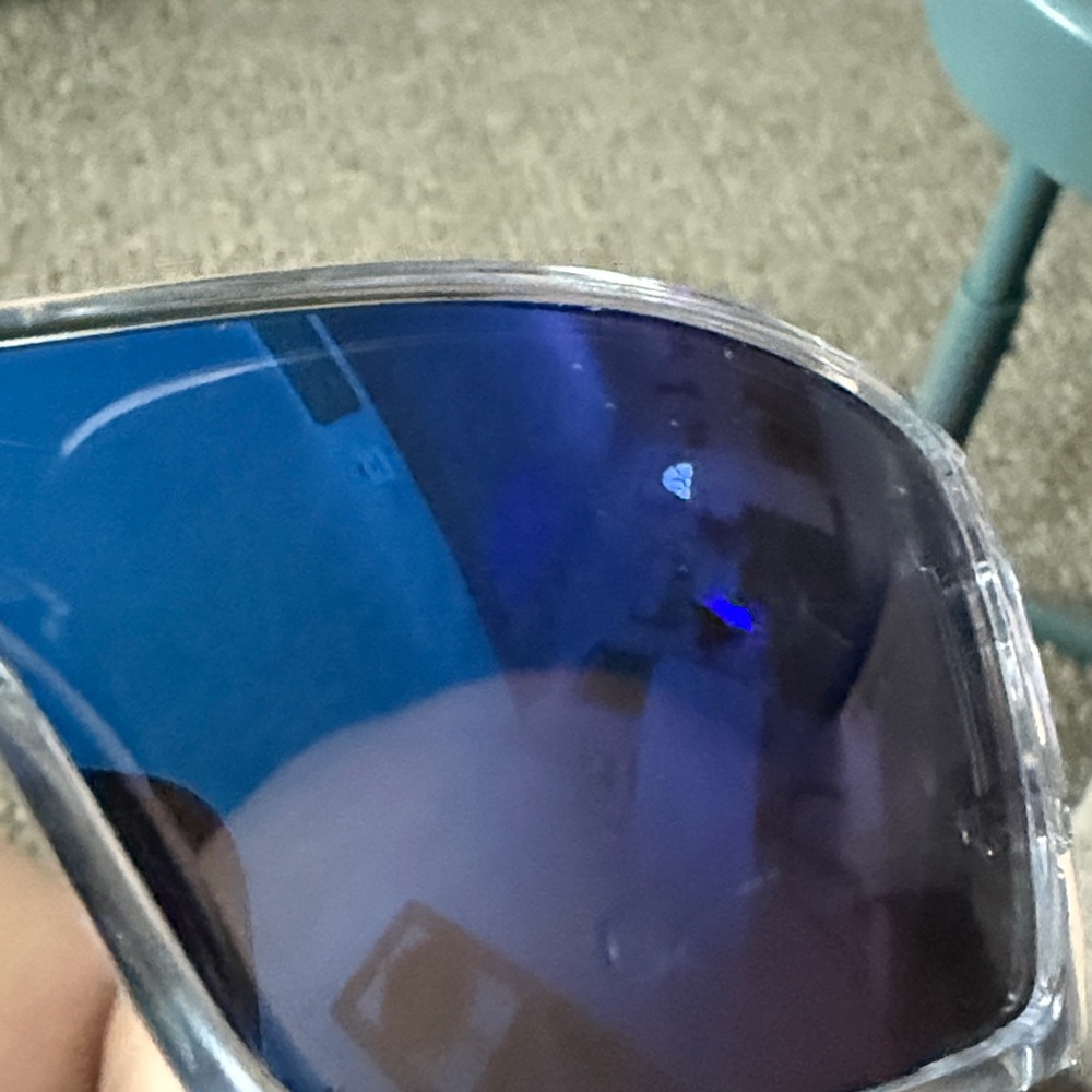 Oakley Clear Frame Black Lens sunglasses - Picture 5 of 7